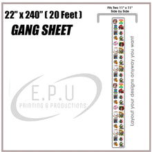 Load image into Gallery viewer, BUILD YOUR DTF CUSTOM GANGED SHEETS