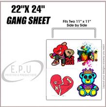 Load image into Gallery viewer, UPLOAD YOUR READY TO PRINT DTF GANG SHEET