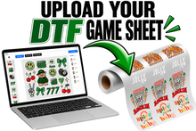 Load image into Gallery viewer, UPLOAD YOUR READY TO PRINT DTF GANG SHEET