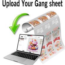 Load image into Gallery viewer, UPLOAD YOUR READY TO PRINT DTF GANG SHEET