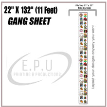 Load image into Gallery viewer, UPLOAD YOUR READY TO PRINT DTF GANG SHEET