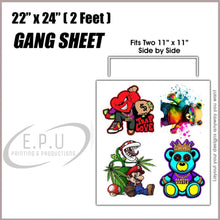 Load image into Gallery viewer, UV DTF TRANSFERS (STICKERS) - BUILD YOUR GANG SHEETS
