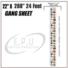 Load image into Gallery viewer, UPLOAD YOUR READY TO PRINT DTF GANG SHEET
