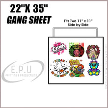 Load image into Gallery viewer, UV DTF TRANSFERS (STICKERS) - BUILD YOUR GANG SHEETS
